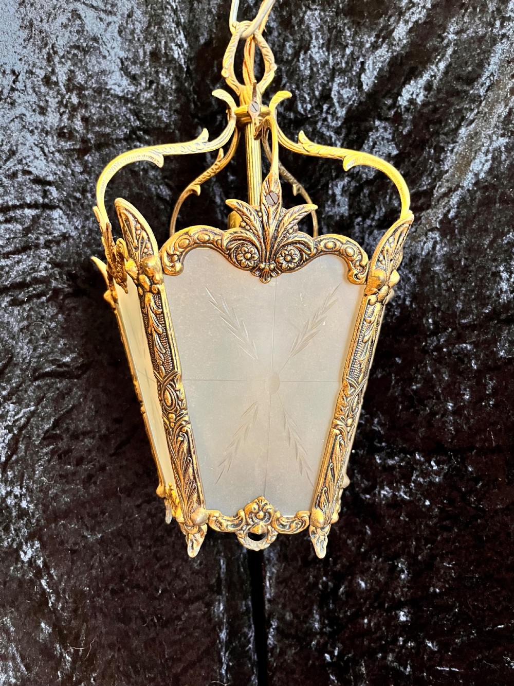 single light italian antique lantern